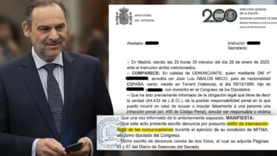Una juez pregunta a la Fiscalía si debe investigar la "intervención ilegal" de las comunicaciones de Ábalos por la UCO