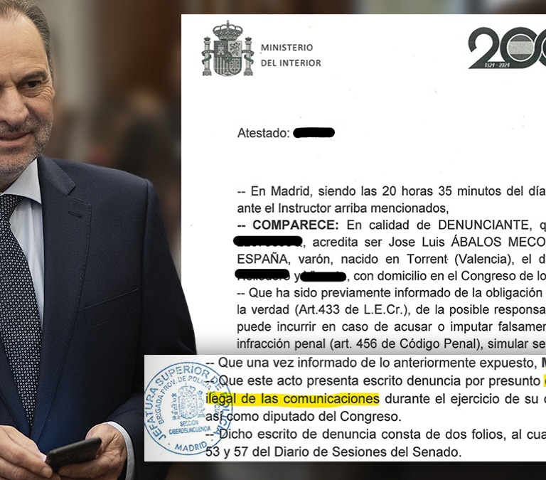 Una juez pregunta a la Fiscalía si debe investigar la "intervención ilegal" de las comunicaciones de Ábalos por la UCO