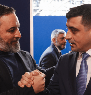 Abascal felicita a Simion: "El pueblo rumano está cada vez más cerca [...]