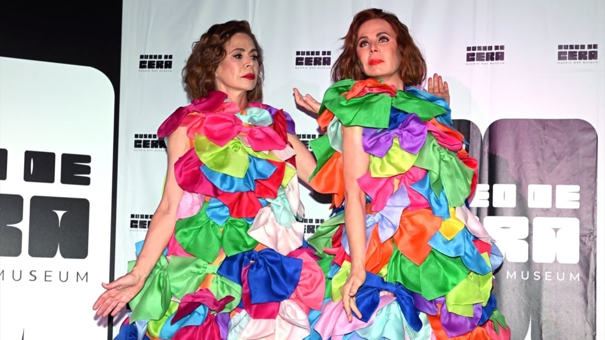 Ágatha Ruiz de la Prada durante la presentación de su figura en el Museo de Cera, a 28 de mayo de 2025, en Madrid (España). José Oliva / Europa Press FAMOSOS;MUSEO DE CERA;DISEÑADORA 28/5/2025