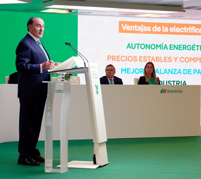 Sánchez Galán afirma que Iberdrola afronta el futuro con "la mejor perspectiva de su historia"