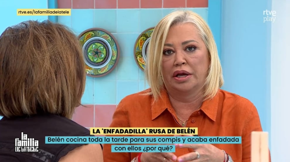 Belén Esteban explota en 'La familia de la tele'