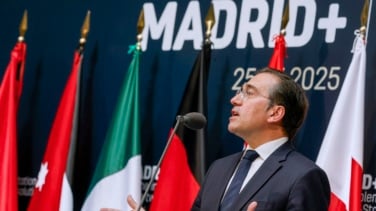 Albares defiende activar un embargo de armas a Israel en la reunión de ministros de Exteriores en Madrid