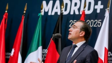 Albares defiende activar un embargo de armas a Israel en la reunión de ministros de Exteriores en Madrid
