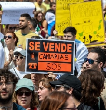 Canarias volverá a manifestarse contra el modelo turístico de las islas