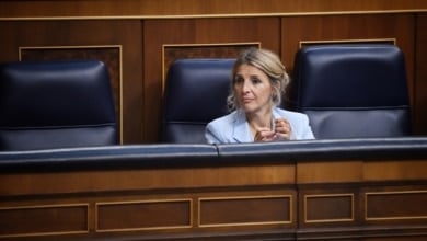 El silencio de Yolanda Díaz ante el escándalo de la 'fontanera' de Ferraz divide a Sumar