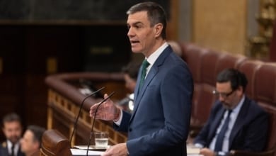 Sánchez habla en el Congreso sobre defensa y el apagón