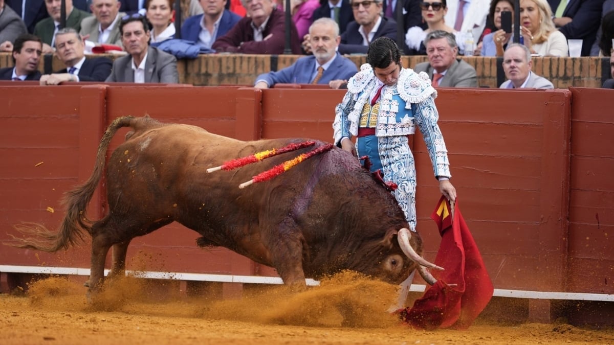 Morante de la Puebla, en La Maestranza de Sevilla.