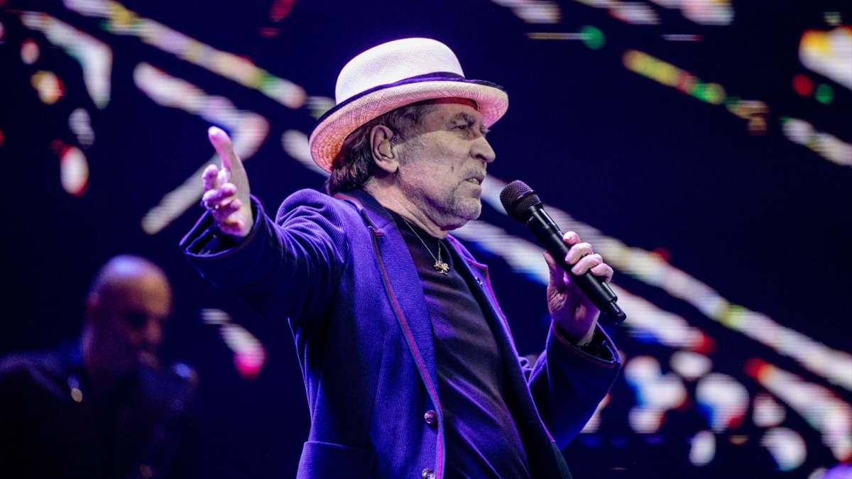 Joaquín Sabina, en su concierto en Madrid.