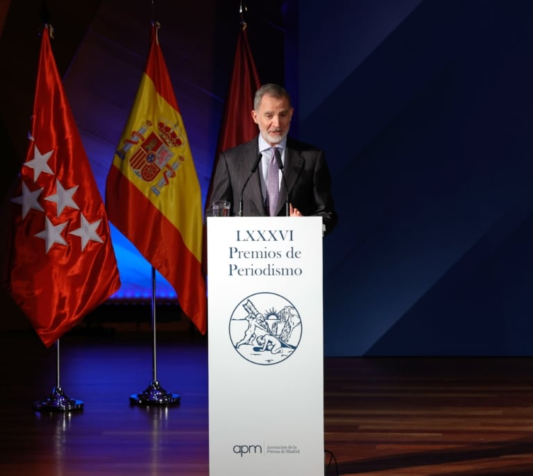 Discurso íntegro de Felipe VI en los Premios APM