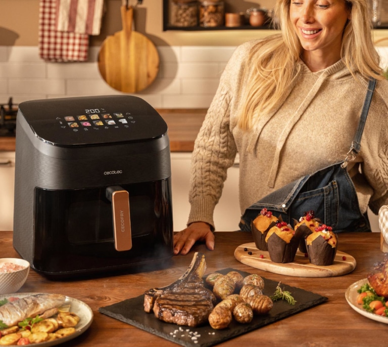 8,5 litros, grill doble y 70 € de descuento: Esta freidora de aire de Cecotec está de ofertón
