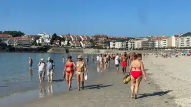 Sol y ambiente en A Coruña: playas llenas en el último jueves de mayo