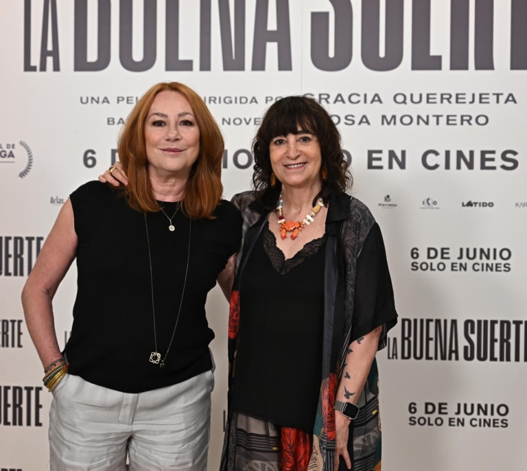 Gracia Querejeta y Rosa Montero, sobre la adaptación al cine de la novela 'La buena suerte', su pasado en común y las series que quieren hacer