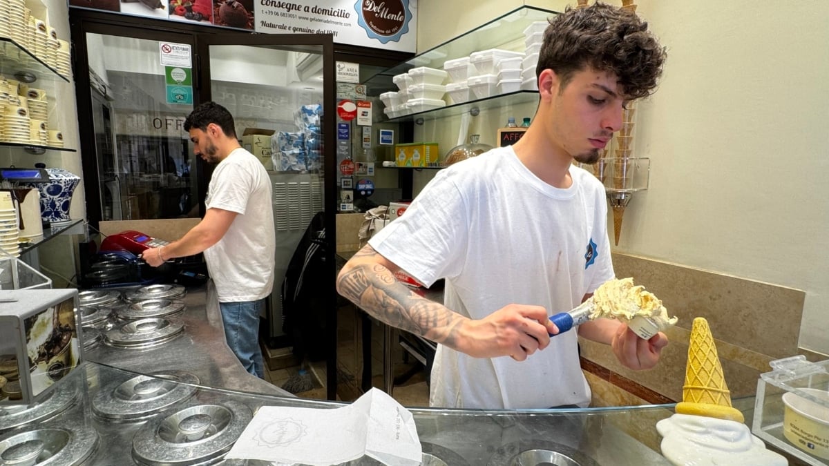 El sabor León XIV, el nuevo helado de Roma al gusto 'yanqui'