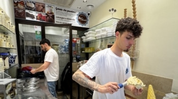 El sabor León XIV, el nuevo helado de Roma al gusto “yanqui”