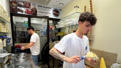 El sabor León XIV, el nuevo helado de Roma al gusto 'yanqui'