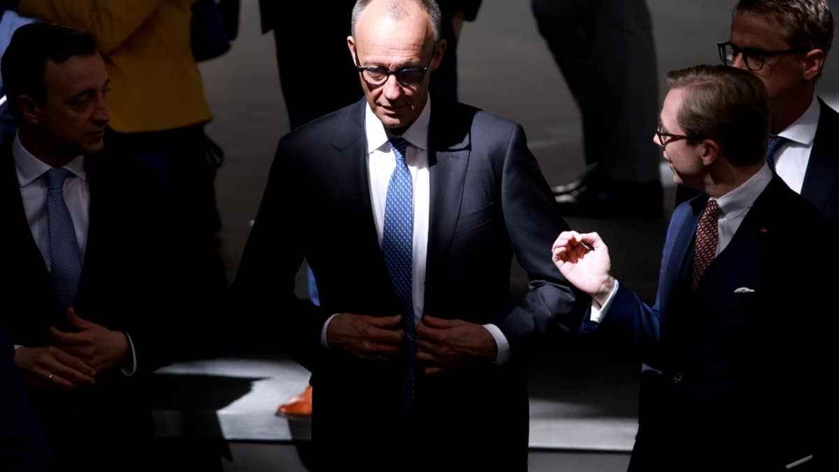 Friedrich Merz, en la sesión en el Bundestag