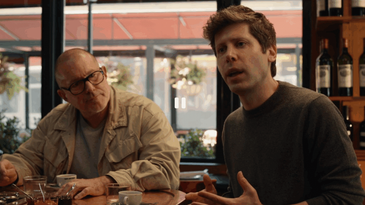 Jony Ive y Sam Altman en el vídeo que han compartido coincidiendo con el anuncio de su acuerdo.