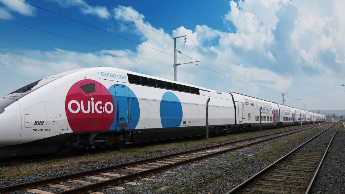 Un tren de la compañia Ouigo
