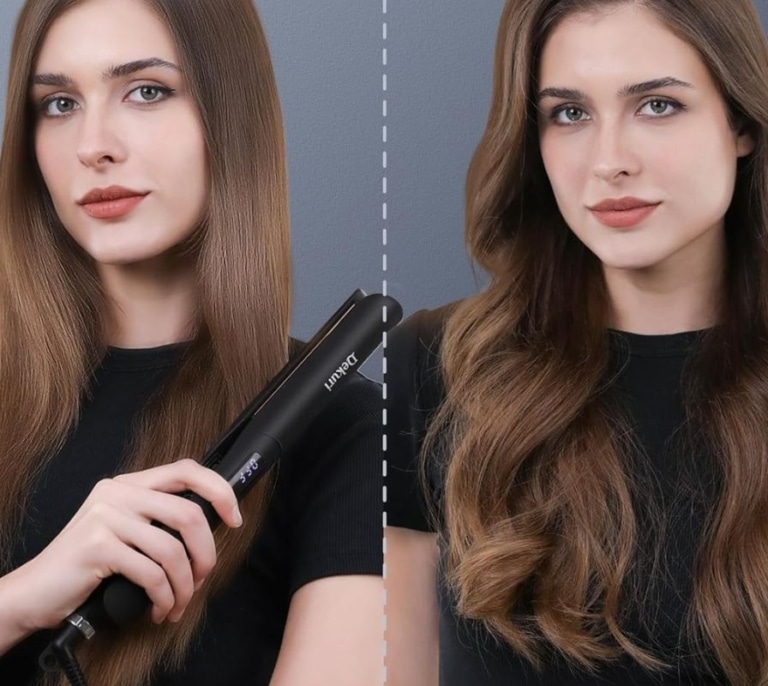 Consigue la melena de tus sueños con la plancha de pelo Dekuri: pelo liso o con ondas, ¡tú decides!