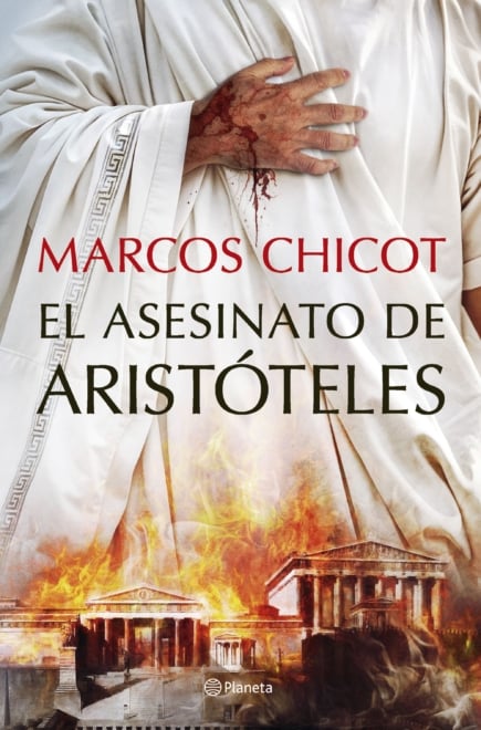 Portada de 'El asesinato de Aristóteles', de Marcos Chicot