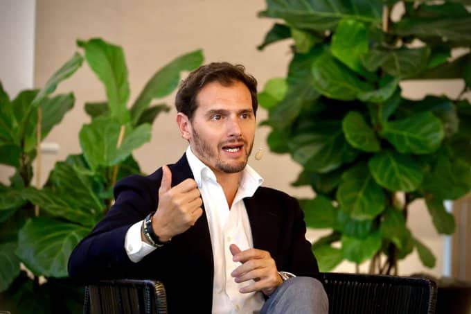 Albert Rivera, en su intervención en Vigo.