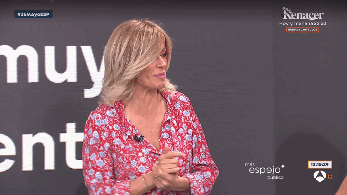 Susanna Griso presenta el espacio matinal de Antena 3 Espejo público