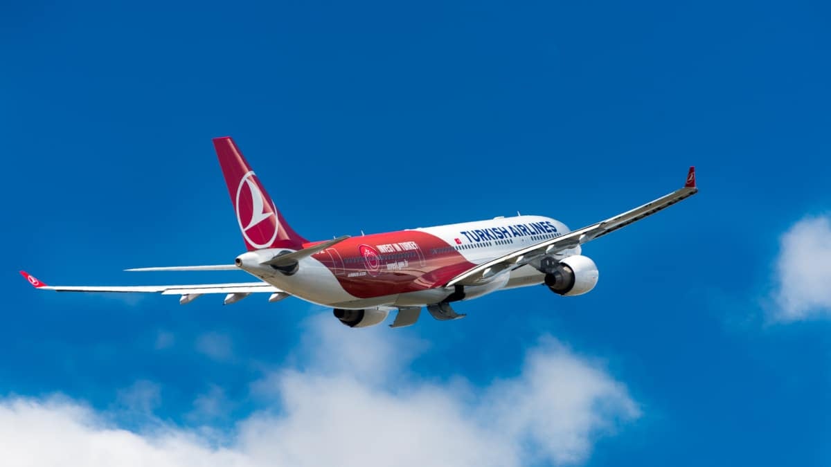 Un avión de Turkish Airlines.