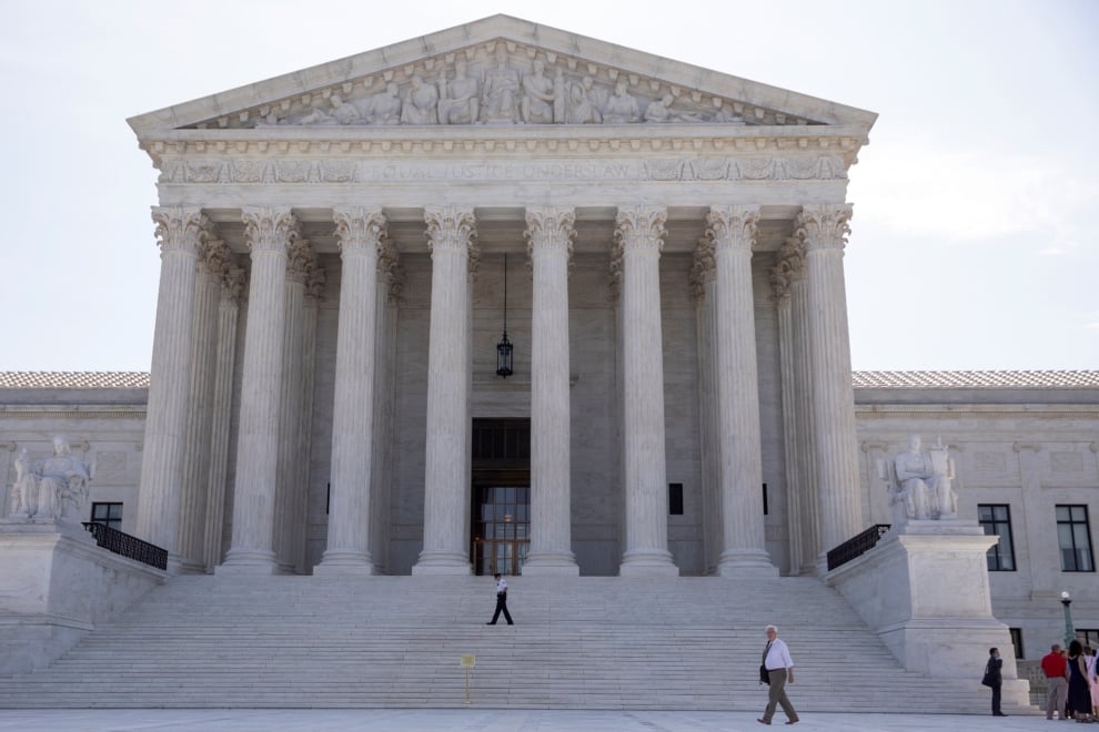 El Tribunal Supremo estadounidense en Washington, DC, Estados Unidos.