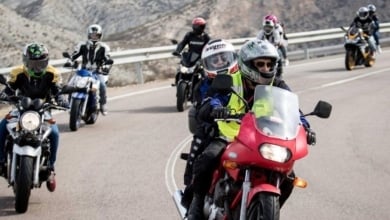 Diez denuncias y cuatro vehículos retirados en cita motera frustrada en Almería