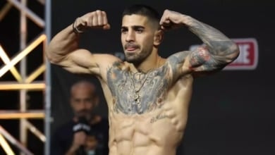 Ilia Topuria y Charles Oliveira dan el peso por el Título Mundial
