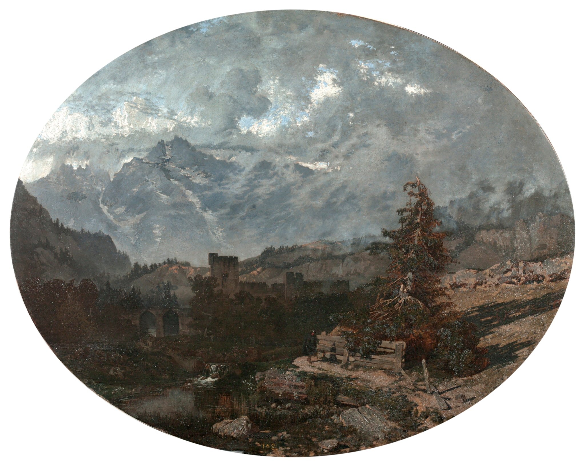 'Visión tomada en los Pirineos navarros' (1862), de Antonio Muñoz Degrain.