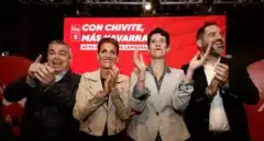 Chivite, Alzórriz y Saiz, la 'cuadrilla' en apuros de Cerdán en Navarra