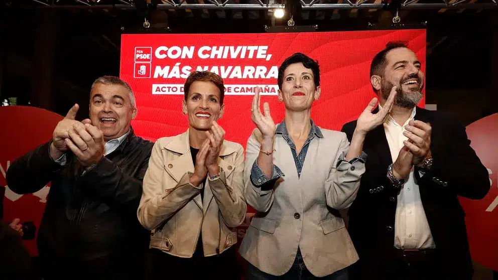 Chivite, Alzórriz y Saiz, la 'cuadrilla' en apuros de Cerdán en Navarra