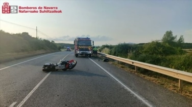 Motorista de 54 años herido grave tras chocar contra bionda en Mosqueruela (Teruel)
