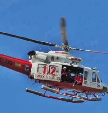 En Picos de Europa, helicóptero rescata senderista de 62 años  tras [...]