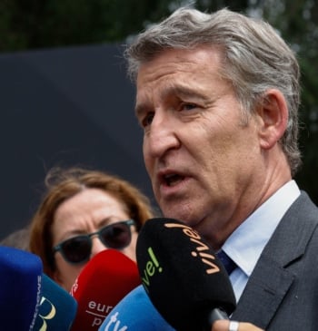 Feijóo denuncia la "patada para adelante" de Sánchez con el gasto militar