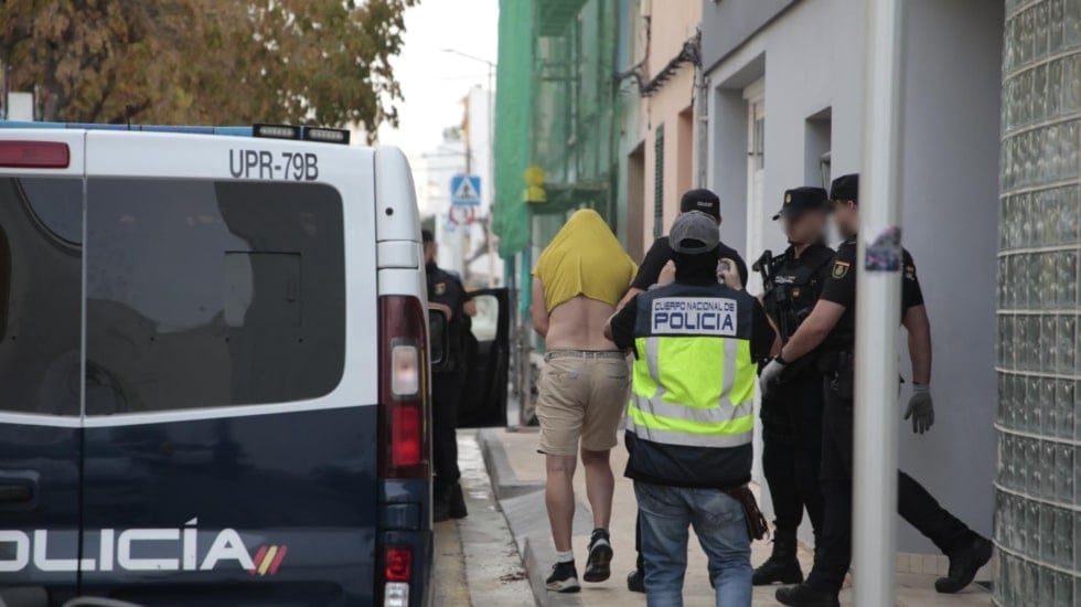 El operativo de la Policía Nacional por Sant Joan en Ciutadella se salda con 4 detenidos y dos actas por drogas