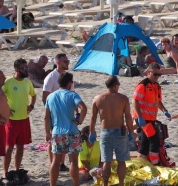 Fallece una turista francesa en la Playa de Palma