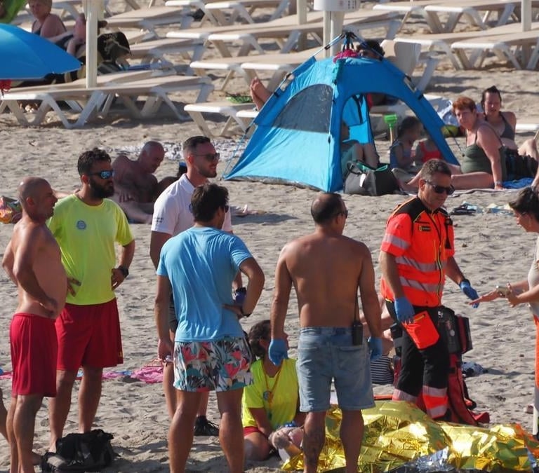 Fallece una turista francesa en la Playa de Palma