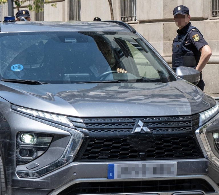 Así ha sido la llegada de Santos Cerdán a la cárcel de Soto del Real