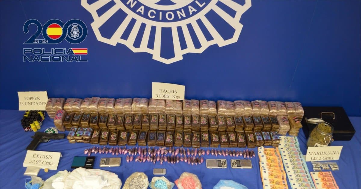 Detienen en Salamanca un ‘supermercado’ de droga con hachís, cocaína, éxtasis y speed