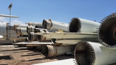 Menos aerogeneradores, más potentes y reciclados, así es el cambio de ciclo en la eólica
