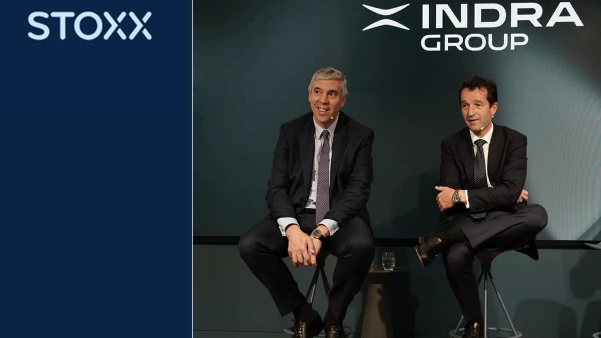 Indra se estrena en el Stoxx 600 situándose entre las diez firmas más alcistas