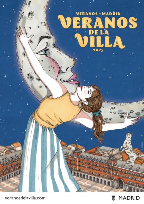 Cartel de Ana Jarén para los Veranos de la Villa 2025.