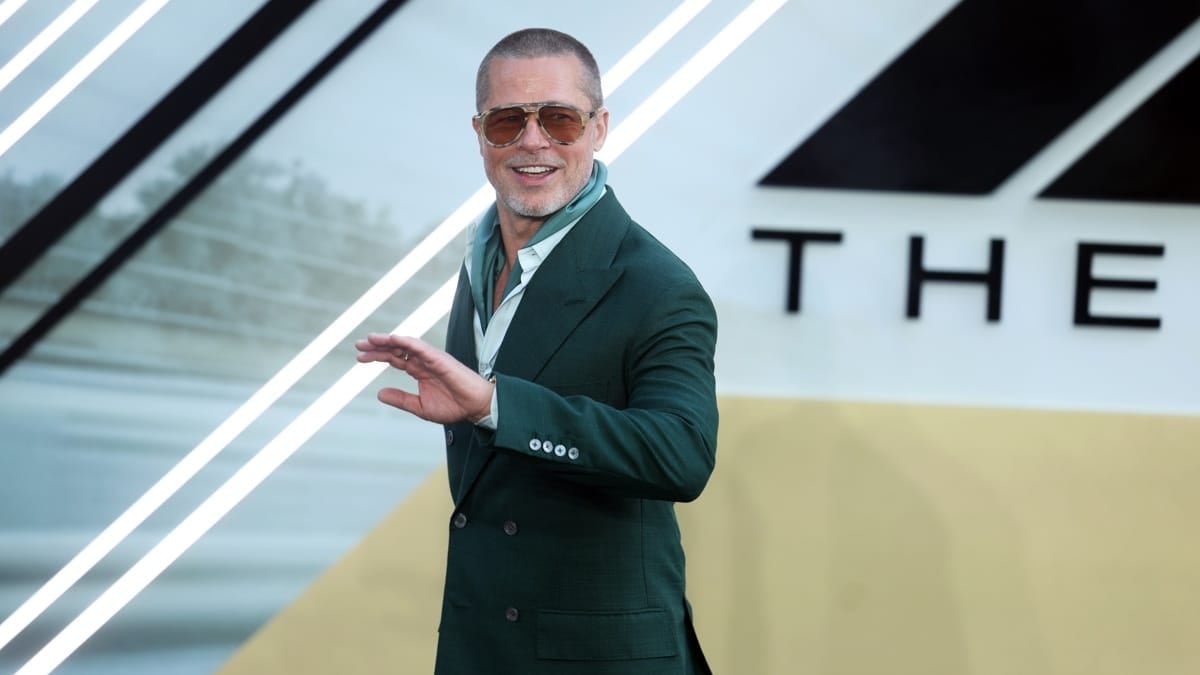 Brad Pitt, en la presentación de la película F1: The Movie