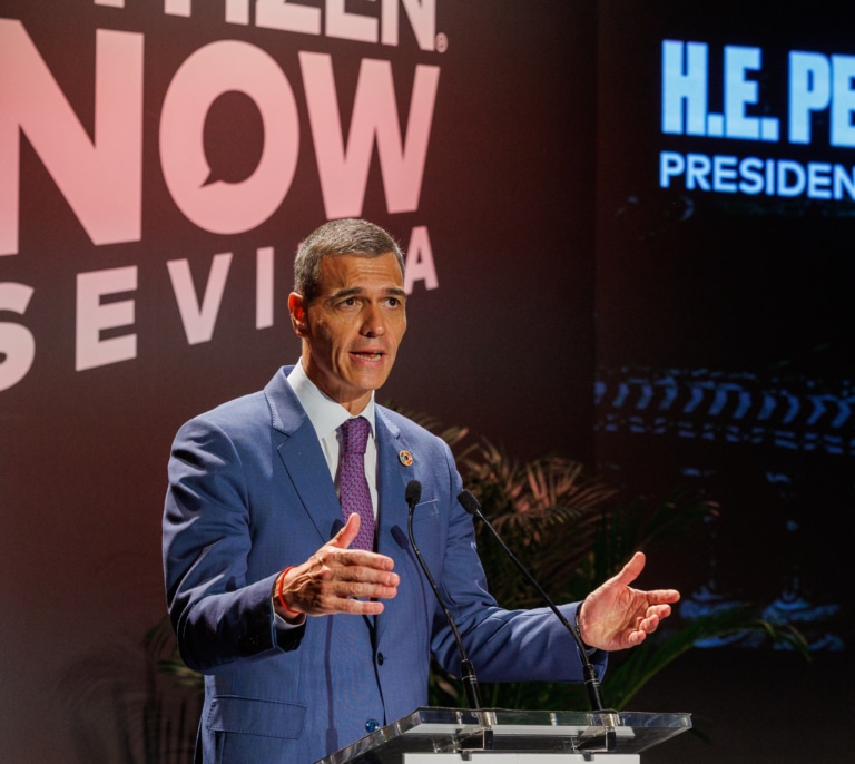 Sánchez evita señalar a Trump en el arranque de la cumbre de financiación al desarrollo en Sevilla