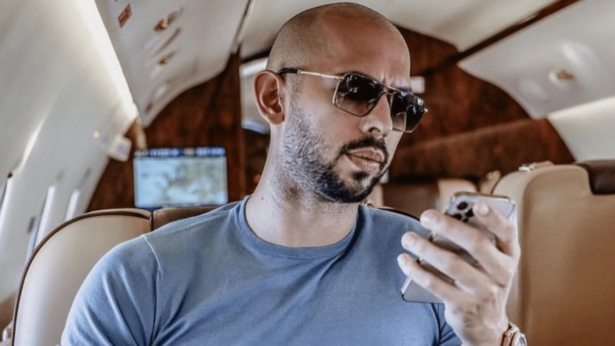 El influencer misógino Andrew Tate.