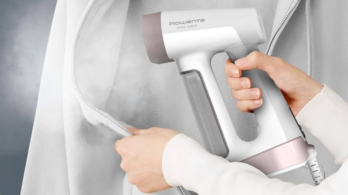 Cepillo de vapor y plancha Rowenta Pure Force