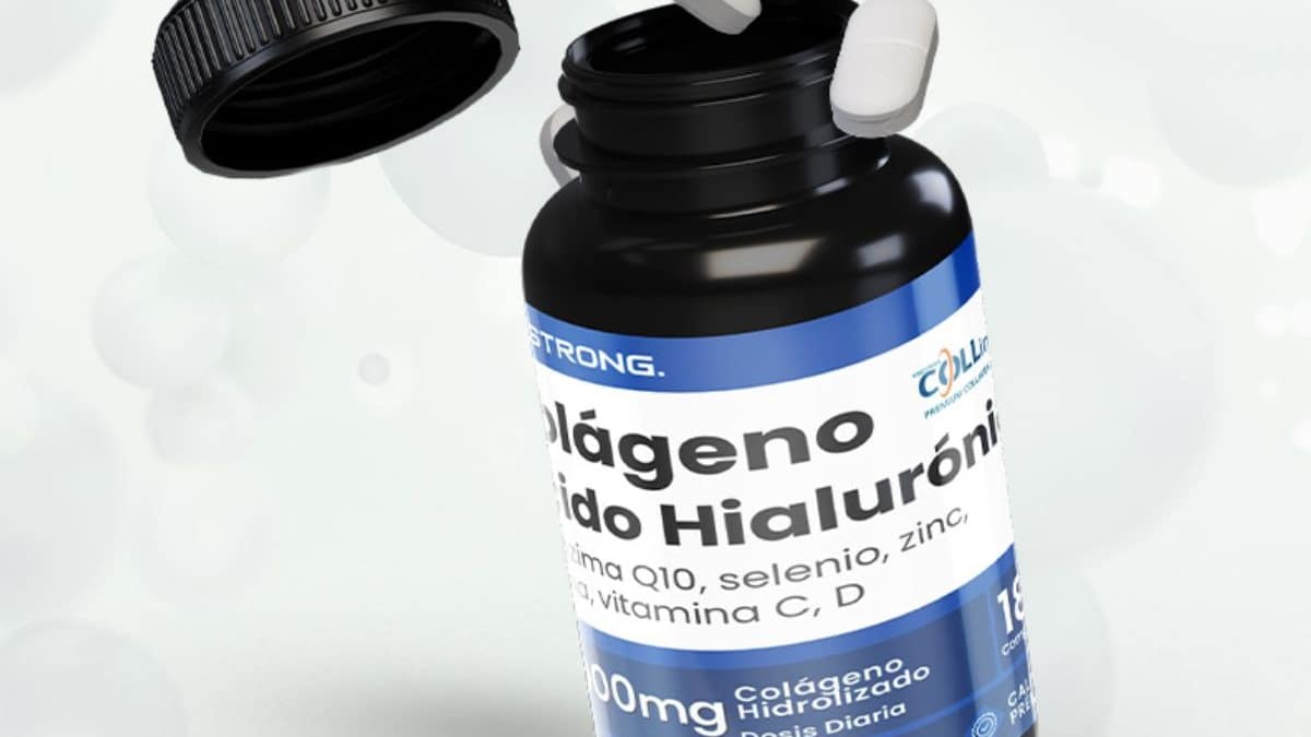 Colágeno hidrolizado y ácido hialurónico de Vitastrong